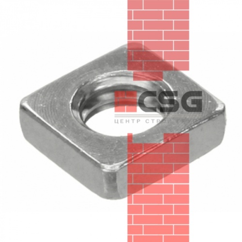 Гайка квадратная 4 оцинк. DIN 562, тыс.шт (1 000шт)