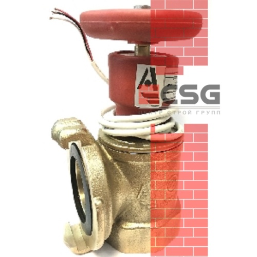 Клапан пож лат угл 90 гр КПАЛ 50 Ду 50 1,6 МПа муфт/соед гол 50мм с датч пол ДППК 20.5 Апогей 110054, DN 50