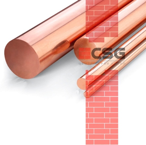 Круг медный 18 тв, длина 3 м, марка М1