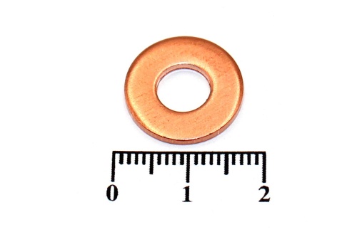 Шайба медная 7х16х1.5