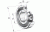 Подшипник 62208 2RS (6-180508 АС17) 40*80*23мм ГПЗ/СПЗ-4 (шт)