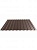 Профнастил окрашенный 0.5x1000x2000 шоколадно-коричневый фото