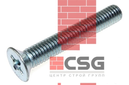 Винт с полусферической головкой 4x30 оцинк. DIN 7985, тыс.шт (250шт)